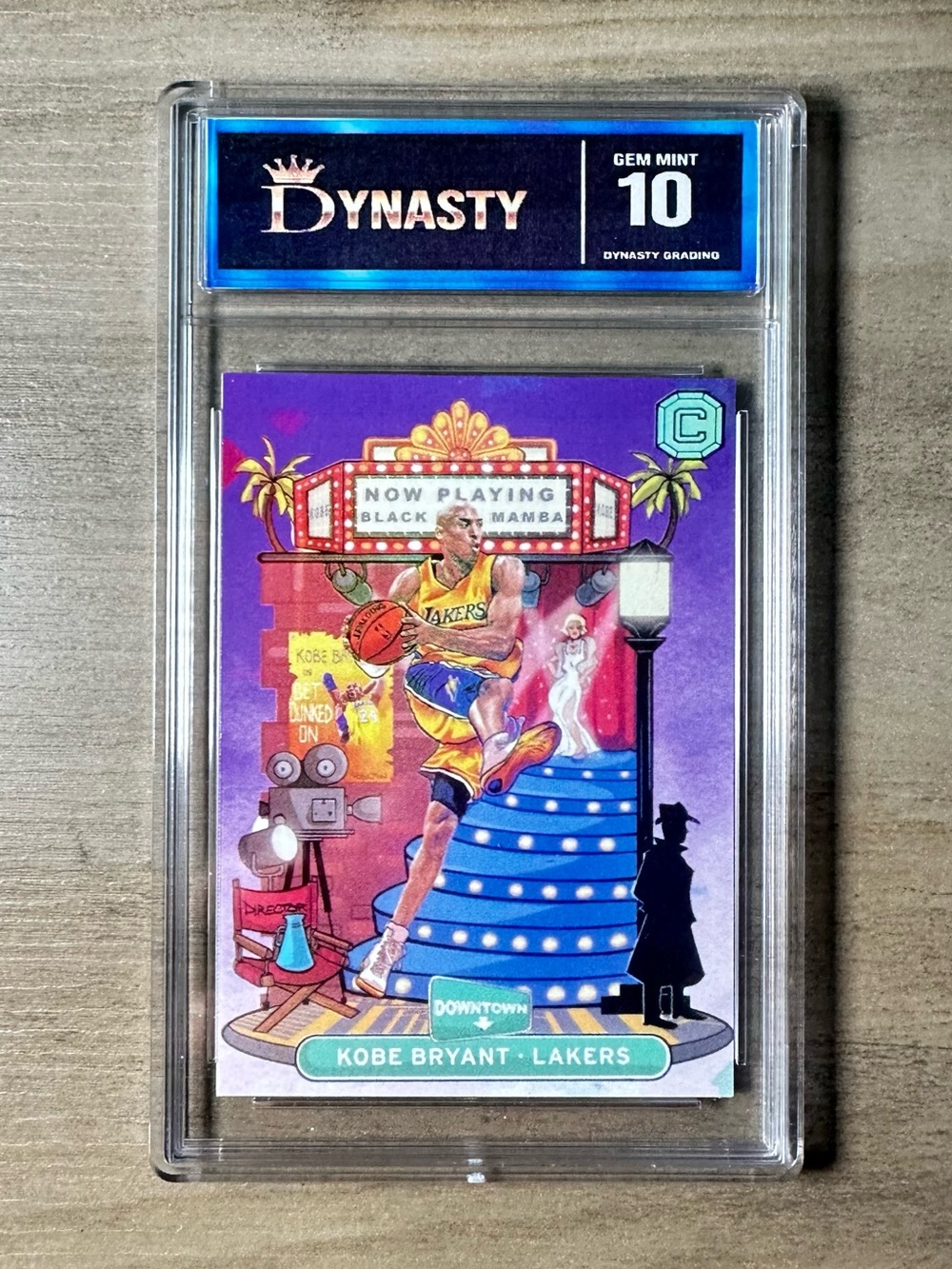 Kobe Bryant 2018/19 Panini Downtown #20 Gem Mint 10 Novelty Basketball Card.